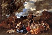 Bacchanal Andrians Poussin